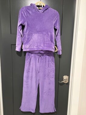 NWOT Girls Velour Set